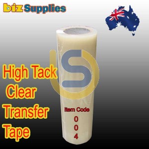 Mid to High Tack Clear Application Tape / Transfer Tape (CODE:004)