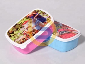 Sublimation Lunch Box with metal plate  (2 colours)