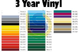 3 Year 610mm Gloss SAV - Intermediate Grade Calendered Sign Vinyl