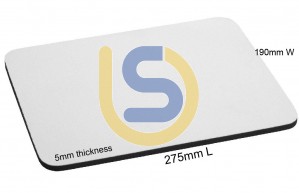 (Big) White Mouse Pads for Dye Sublimation - Pack of 10