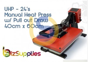 Clamshell Flat Heat Press D40cm x W60cm with Pull out Draw