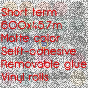 Short Term 1-2 Year High Value Calendared Sign Vinyl - MATTE - 610mm x 45.7m Roll