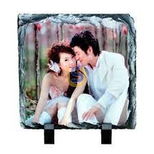 Sh 19 MATTE Rock Photo Slate / Frame for Dye Sublimation Printing (Old Stock for Clearance)