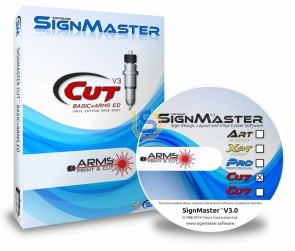 Sign Master Cut + ARMS for Windows with Contour Cutting feature Creation Cutter ONLY